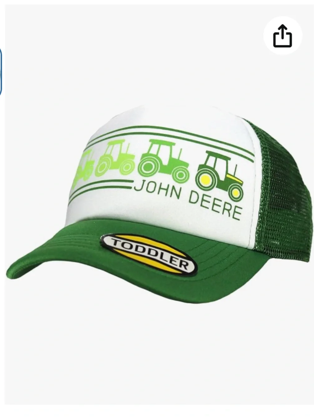 John Deere Toddler Line of Tractors Trucker SnapBack Hat